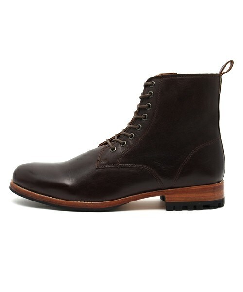 RATTLE TRAP（ラトルトラップ）の「レースアップブーツ【山羊革(スムース)】（ブーツ・メンズ・ブラック/ブラウン/ダークブラウン・MEDIUM/LARGE/LL）」の4枚目の写真