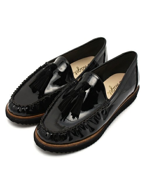 Bridget Birkin（ブリジットバーキン）の「エナメルボリュームタッセルモカシューズ (551627)（その他シューズ・レディース・ブラック/ネイビー/ボルドー・S/M/L/LL）」の13枚目の写真