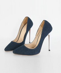 DHOLIC | デニムディティールポインテッドトゥハイヒール(パンプス)