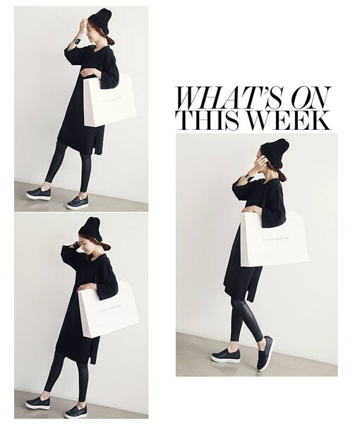 Aco Design（アコデザイン）の「レギンス スリム 美脚/ウエストゴム レギパン/レザー レギンス 10分丈/スパッツ ブラック スリム（レギンス/スパッツ・レディース・ブラック・フリーサイズ　ウエスト：58　ヒップ：73　股上：24　袖幅：19　総丈：93）」の7枚目の写真