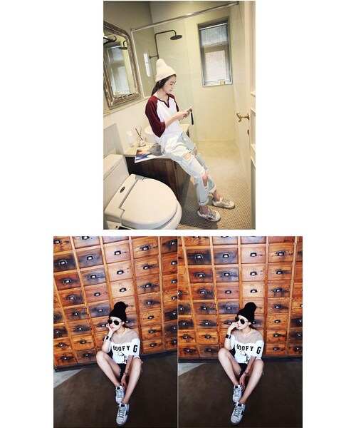 Aco Design（アコデザイン）の「スニーカー 白 レディース/メッシュ スニーカー シューズ/ホワイト スニーカー/運動靴 レディース 白（スニーカー・レディース・ブラック・22.5~25.0　[23.0基準]　前底:2.5　後底：2.5　幅：8.3　足長：23.6）」の4枚目の写真