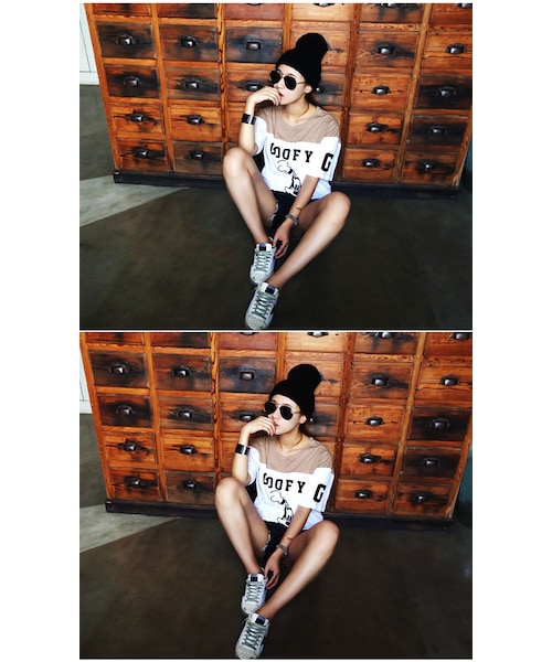 Aco Design（アコデザイン）の「スニーカー 白 レディース/メッシュ スニーカー シューズ/ホワイト スニーカー/運動靴 レディース 白（スニーカー・レディース・ブラック・22.5~25.0　[23.0基準]　前底:2.5　後底：2.5　幅：8.3　足長：23.6）」の6枚目の写真