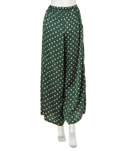 merry jenny（メリージェニー）の「ドットイージーパンツ（パンツ・レディース・ブラック/ワイン/ダークグリーン・F）」の7枚目の写真