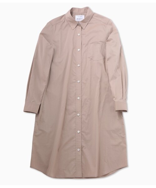 LE JUN（ルジュン）の「タイプライターシャツワンピース（ワンピース/ドレス・レディース・ホワイト/ベージュ・F）」の3枚目の写真