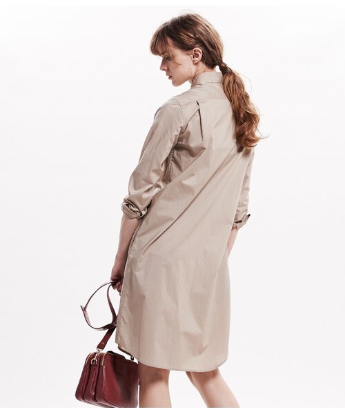 LE JUN（ルジュン）の「タイプライターシャツワンピース（ワンピース/ドレス・レディース・ホワイト/ベージュ・F）」の6枚目の写真