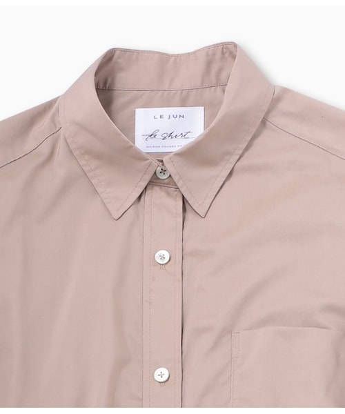 LE JUN（ルジュン）の「タイプライターシャツワンピース（ワンピース/ドレス・レディース・ホワイト/ベージュ・F）」の7枚目の写真