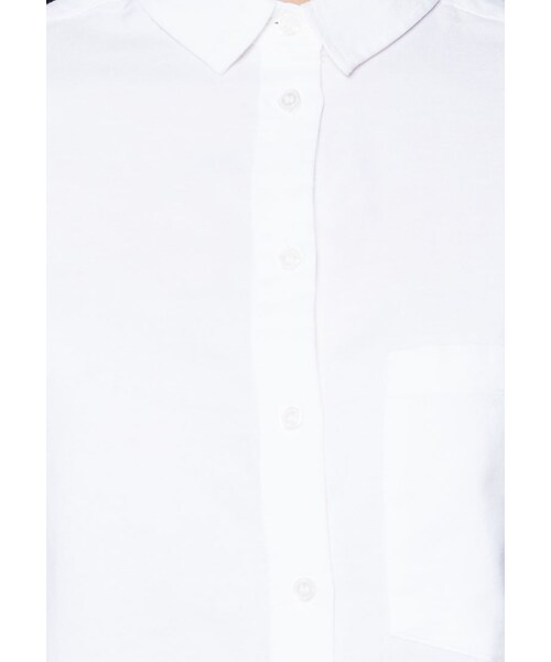 MANGO(マンゴ)の「Chest-Pocket Cotton Shirt(トップス・レディース・White・XS/S/M/L/XL)」の5枚目の写真