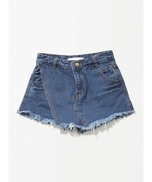 imvely | デニムショートパンツスカート(デニムパンツ)