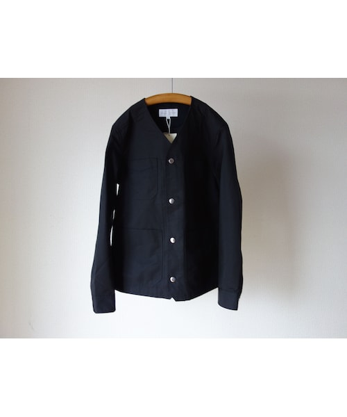 MANUAL ALPHABET（マニュアル アルファベット）の「【完売御礼】MANUAL ALPHABET マニュアルアルファベット MA-J-094 C/N グログランエンジニアジャケット BLK ブラック MEN’S メンズ（カバーオール・メンズ・その他）」の6枚目の写真