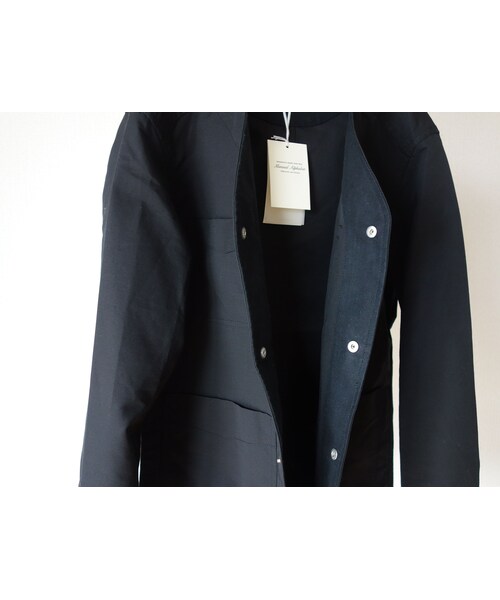 MANUAL ALPHABET（マニュアル アルファベット）の「【完売御礼】MANUAL ALPHABET マニュアルアルファベット MA-J-094 C/N グログランエンジニアジャケット BLK ブラック MEN’S メンズ（カバーオール・メンズ・その他）」の12枚目の写真