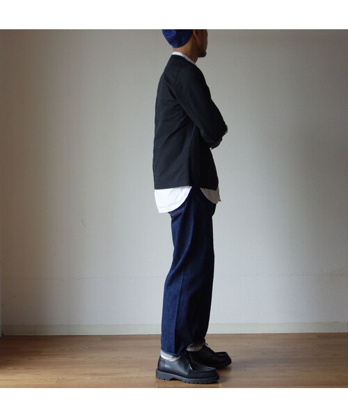 MANUAL ALPHABET（マニュアル アルファベット）の「【完売御礼】MANUAL ALPHABET マニュアルアルファベット MA-J-094 C/N グログランエンジニアジャケット BLK ブラック MEN’S メンズ（カバーオール・メンズ・その他）」の3枚目の写真