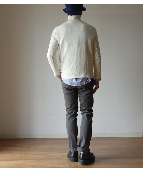 STORES.jp（ストアーズドットジェーピー）の「Tieasy AUTHENTIC CLASSIC ティージーオーセンティッククラシック ORIGINAL HIGH NECK SHIRT オリジナルハイネックシャツ ナチュラル（シャツ/ブラウス・メンズ・その他）」の4枚目の写真