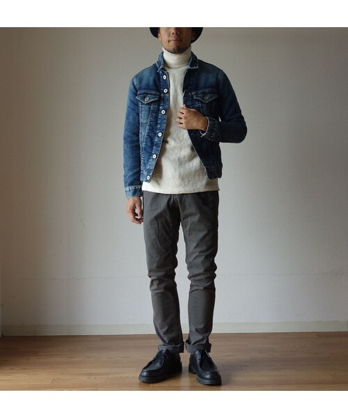 STORES.jp（ストアーズドットジェーピー）の「Tieasy AUTHENTIC CLASSIC ティージーオーセンティッククラシック ORIGINAL HIGH NECK SHIRT オリジナルハイネックシャツ ナチュラル（シャツ/ブラウス・メンズ・その他）」の5枚目の写真