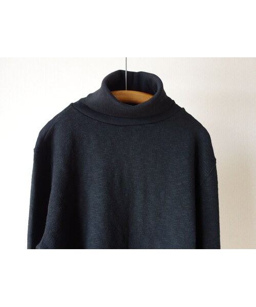 STORES.jp(ストアーズドットジェーピー)の「【2015秋の新作】Tieasy AUTHENTIC CLASSIC ティージーオーセンティッククラシック ORIGINAL HIGH NECK SHIRT オリジナルハイネックシャツ ブラック(Tシャツ/カットソー・メンズ・その他)」の8枚目の写真