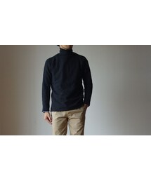 STORES.jp | 【2015秋の新作】Tieasy AUTHENTIC CLASSIC ティージーオーセンティッククラシック ORIGINAL HIGH NECK SHIRT オリジナルハイネックシャツ ブラック(Tシャツ/カットソー)