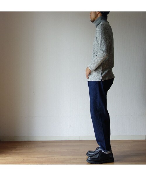 STORES.jp(ストアーズドットジェーピー)の「Tieasy AUTHENTIC CLASSIC ティージーオーセンティッククラシック ORIGINAL HIGH NECK SHIRT オリジナルハイネックシャツ Mチャコール(Tシャツ/カットソー・メンズ・その他)」の4枚目の写真