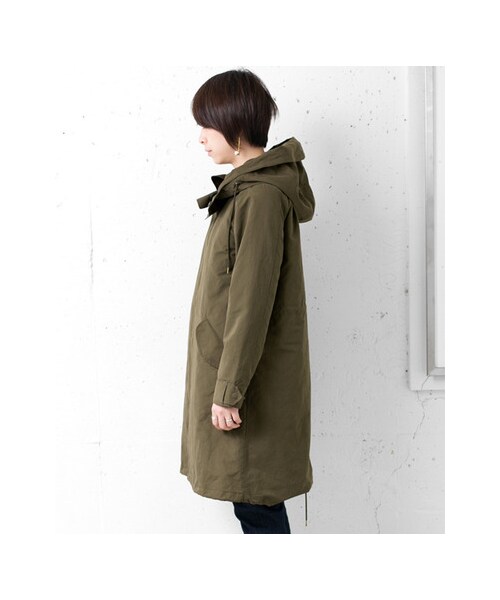 メゾンドリーファー ダウンライナー付モッズコートカーキ38 メゾンドリーファー ダウンコート カーキ サイズ38 MAISON DE REEFUR