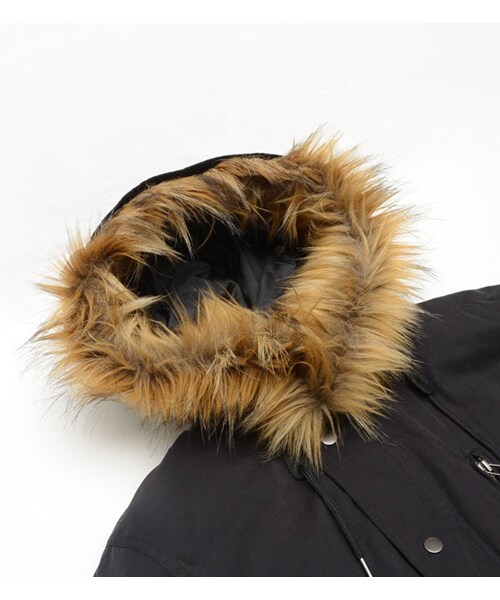 HAMNETT（ハムネット）の「【HAMNETT】 PEACH SKIN MODS COAT（ジャケット/アウター・メンズ・ブラック/カーキ・M/L/XL）」の5枚目の写真