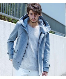 HAMNETT | 【HAMNETT】 HOODED OVERLAY(ジャケット/アウター)