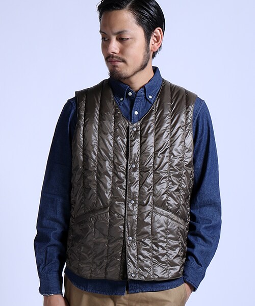 FREAK'S STORE（フリークスストア）の「WASHABLE INNER DOWN VEST（その他・メンズ・ブラック/オリーブ/ネイビー・M/L）」の2枚目の写真