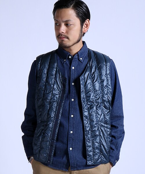 FREAK'S STORE（フリークスストア）の「WASHABLE INNER DOWN VEST（その他・メンズ・ブラック/オリーブ/ネイビー・M/L）」の3枚目の写真