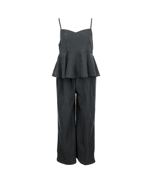 gracegift(グレースギフト)の「韓國都會感蜜桃絨無袖套裝(その他・レディース・黑・F)」の1枚目の写真