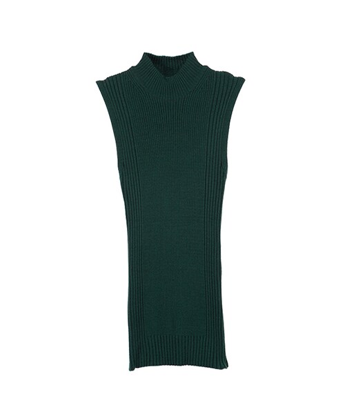 gracegift（グレースギフト）の「韓國纖細感立領針織背心（トップス・レディース・白/酒紅/深綠・F）」の18枚目の写真