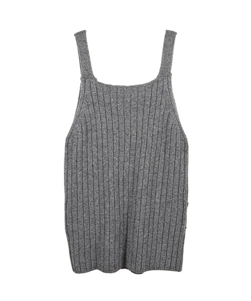 gracegift（グレースギフト）の「韓國清新學院直條針織背心洋裝（その他・レディース・綠/灰・F）」の10枚目の写真