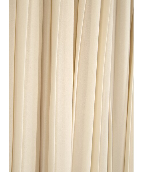 gracegift（グレースギフト）の「韓國浪漫柔美飄逸雪紡百摺寬褲（パンツ・レディース・杏・F）」の3枚目の写真