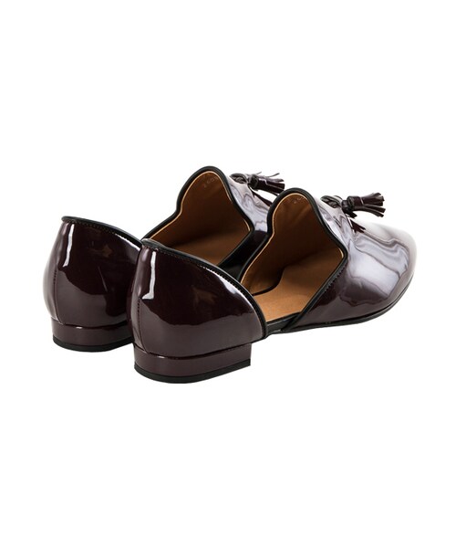 gracegift(グレースギフト)の「韓國尖頭流蘇側鏤空樂福鞋(その他・レディース・灰/酒紅・36/37/38/39/40)」の14枚目の写真