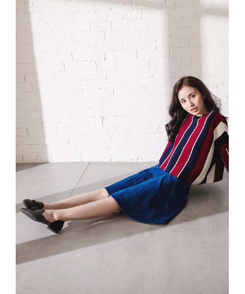 gracegift(グレースギフト)の「韓國尖頭流蘇側鏤空樂福鞋(その他・レディース・灰/酒紅・36/37/38/39/40)」の9枚目の写真