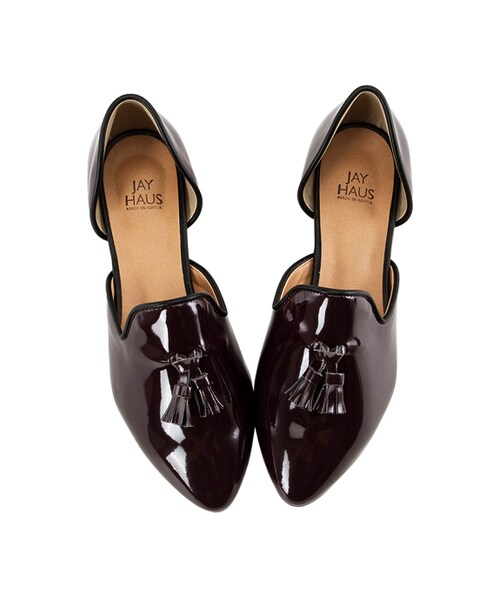 gracegift(グレースギフト)の「韓國尖頭流蘇側鏤空樂福鞋(その他・レディース・灰/酒紅・36/37/38/39/40)」の13枚目の写真