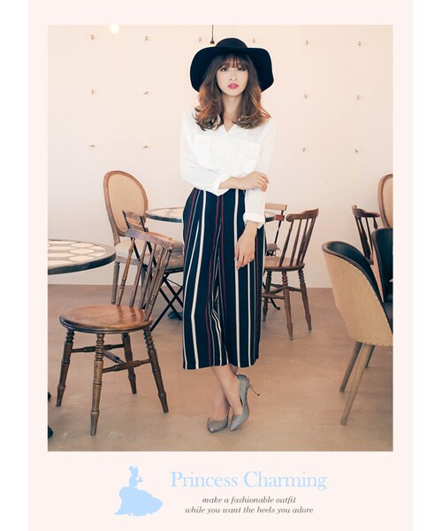 gracegift（グレースギフト）の「韓國輕法優雅素色毛呢女優帽（帽子・レディース・深灰/酒紅/黑・F）」の18枚目の写真