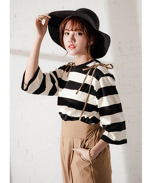 gracegift（グレースギフト）の「韓國輕法優雅素色毛呢女優帽（帽子・レディース・深灰/酒紅/黑・F）」の13枚目の写真