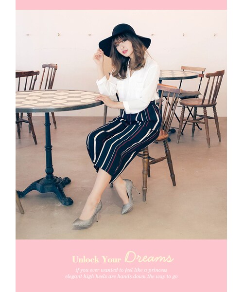 gracegift（グレースギフト）の「韓國輕法優雅素色毛呢女優帽（帽子・レディース・深灰/酒紅/黑・F）」の20枚目の写真