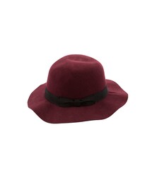 gracegift | 韓國法式名伶蝴蝶結緞帶紳士帽(帽子)