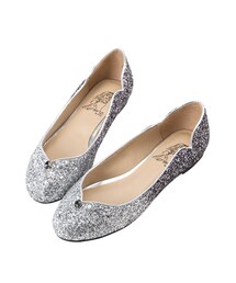 gracegift | 睡美人心鑽漸層平底鞋(シューズ)