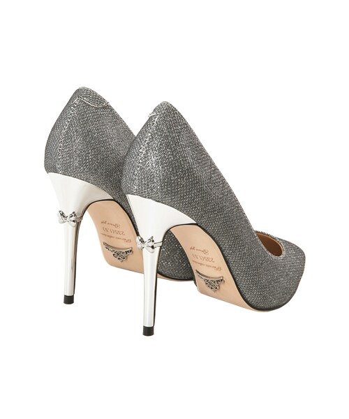 gracegift（グレースギフト）の「白雪公主星爍跟鞋（シューズ・レディース・銀灰/銀・35/36/37/38/39/40/41）」の4枚目の写真