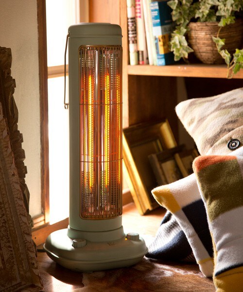 BRUNO Nostal Stove L plus カーボンファンヒーター BRUNO カーボンファンヒーター | レトロなデザインがオシャレな