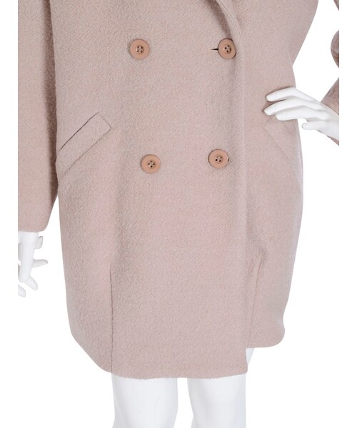 merry jenny（メリージェニー）の「ブークレコクーンコート（ジャケット/アウター・レディース・グレー/ブラック/アイスブルー/ベージュ・F）」の14枚目の写真