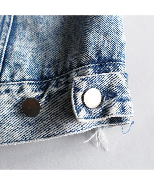 Vintage Clothing（ヴィンテージクロージング）の「Bleach Denim JKT（ジャケット/アウター・Indigo Blue・One）」の6枚目の写真
