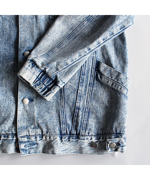 Vintage Clothing（ヴィンテージクロージング）の「Bleach Denim JKT（ジャケット/アウター・Indigo Blue・One）」の5枚目の写真