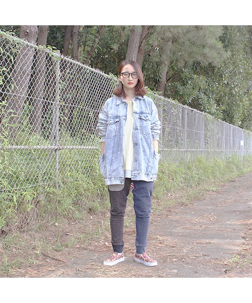 Vintage Clothing（ヴィンテージクロージング）の「Bleach Denim JKT（ジャケット/アウター・Indigo Blue・One）」の9枚目の写真