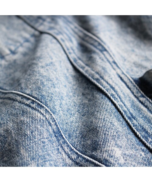 Vintage Clothing（ヴィンテージクロージング）の「Bleach Denim JKT（ジャケット/アウター・Indigo Blue・One）」の7枚目の写真