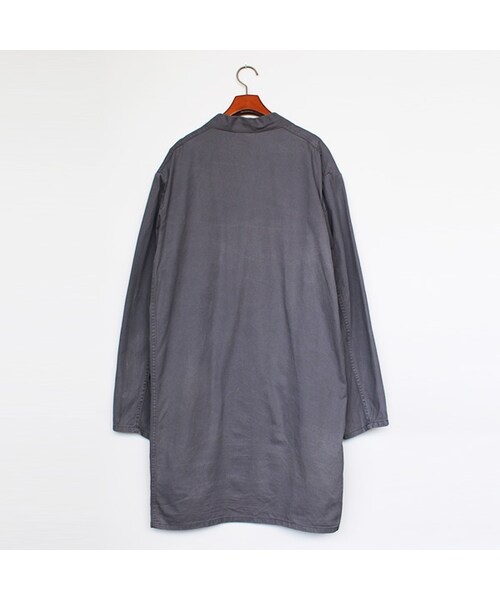 Vintage Clothing(ヴィンテージクロージング)の「Shop Coat(ジャケット/アウター・Dark Grey・One)」の2枚目の写真