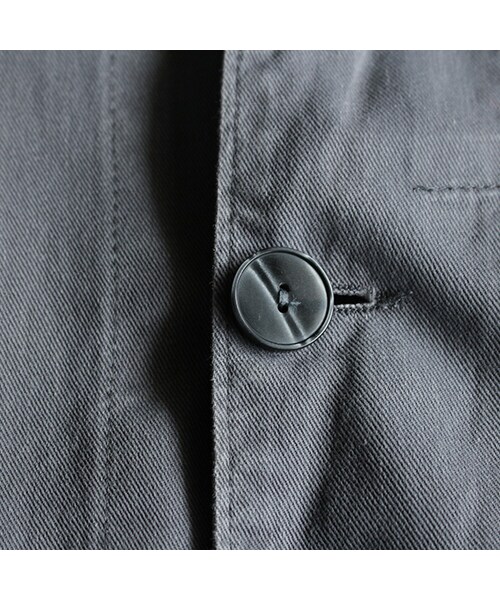 Vintage Clothing(ヴィンテージクロージング)の「Shop Coat(ジャケット/アウター・Dark Grey・One)」の4枚目の写真