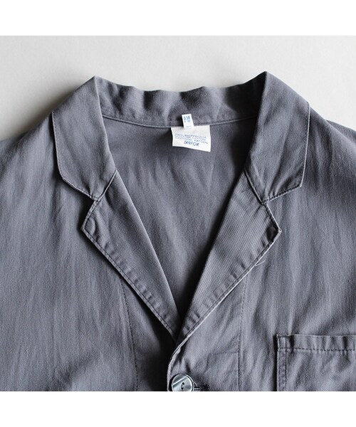 Vintage Clothing(ヴィンテージクロージング)の「Shop Coat(ジャケット/アウター・Dark Grey・One)」の3枚目の写真