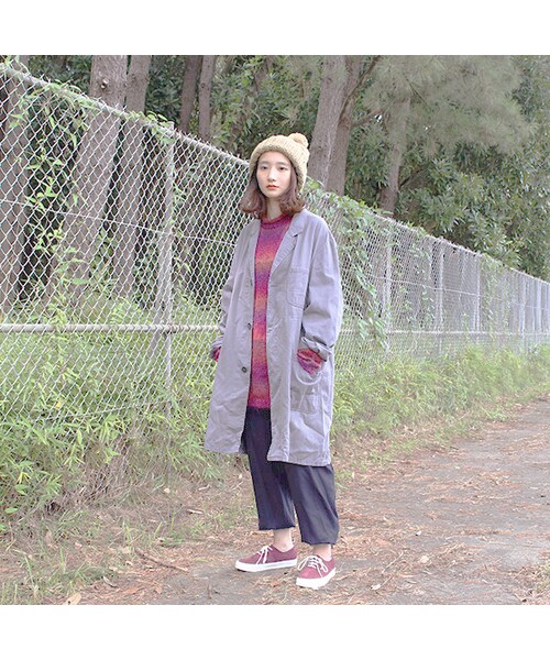 Vintage Clothing(ヴィンテージクロージング)の「Shop Coat(ジャケット/アウター・Dark Grey・One)」の9枚目の写真