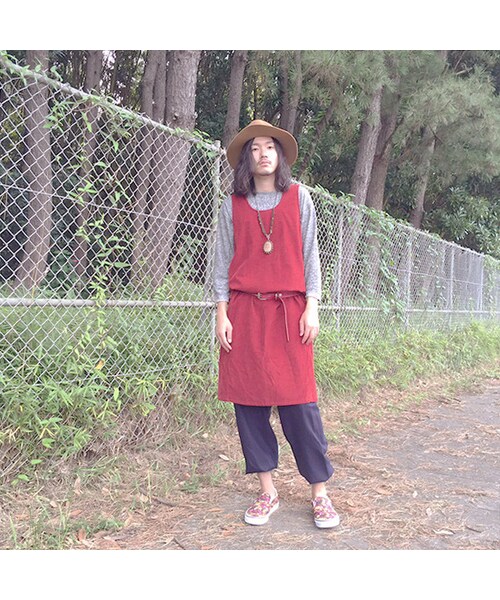 Vintage Clothing（ヴィンテージクロージング）の「Long One-piece（トップス・Red・One）」の7枚目の写真