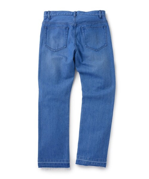 LE JUN（ルジュン）の「デニムストレートカットオフパンツ（パンツ・レディース・ブルー系・S/M）」の12枚目の写真